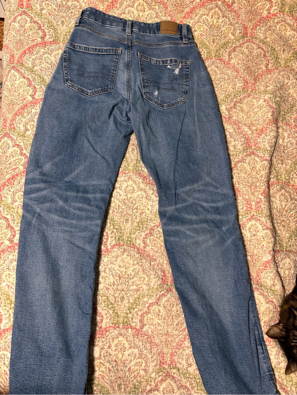 American Eagle Outfitters Women’s Straight Blue Denim Jeans